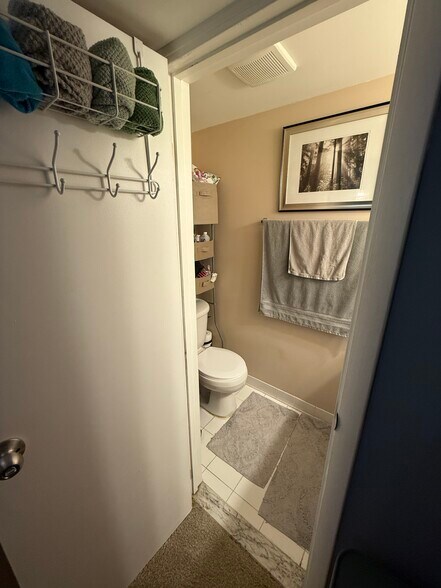 Half bath in basement - 6264 Ducketts Ln