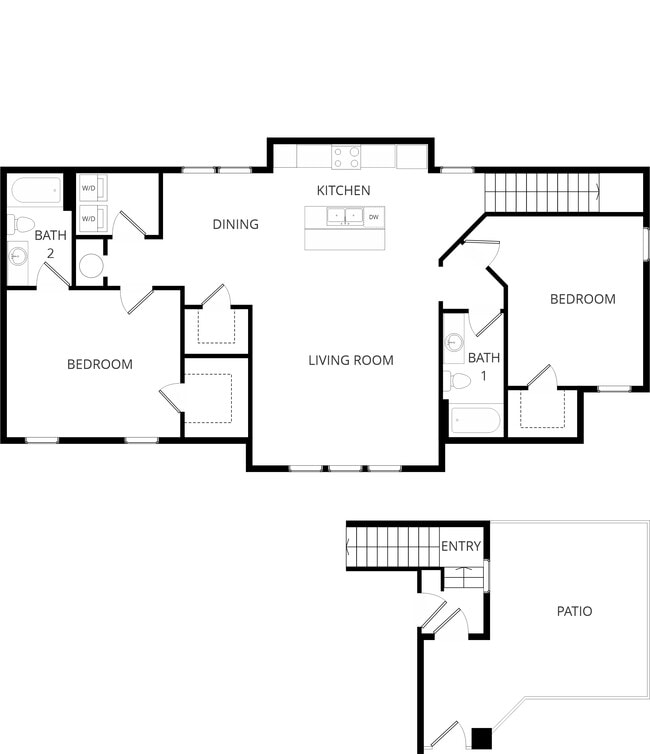 Floorplan - 35 Degrees North Apartment Homes
