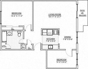 Floorplan - Princeton Arms