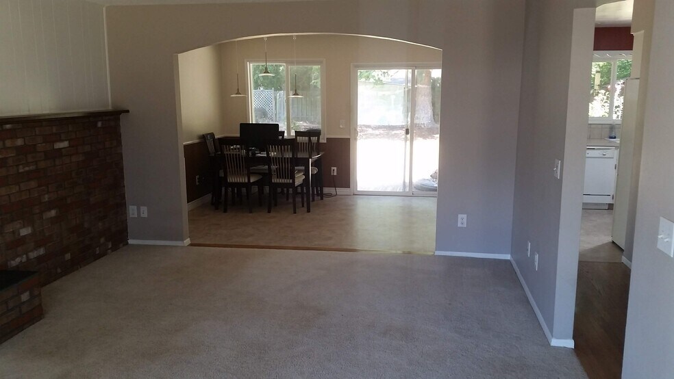 Dining room viewed from living room. - 4061 NE Brogden St