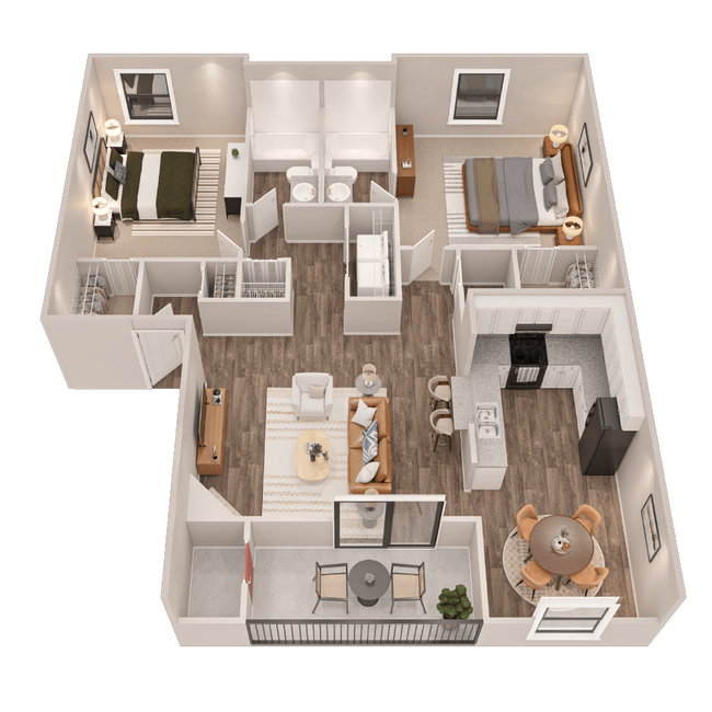 Floorplan - Westbury Creek Apartments