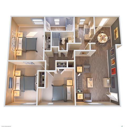 Floorplan - Hidden Colony