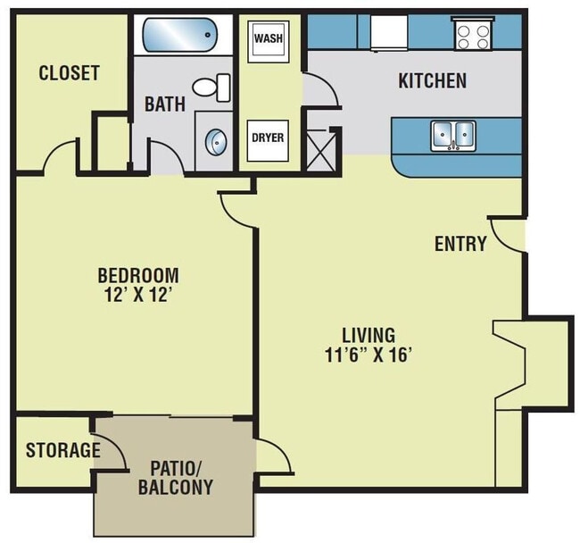 Floorplan - Woodcrest Apartments