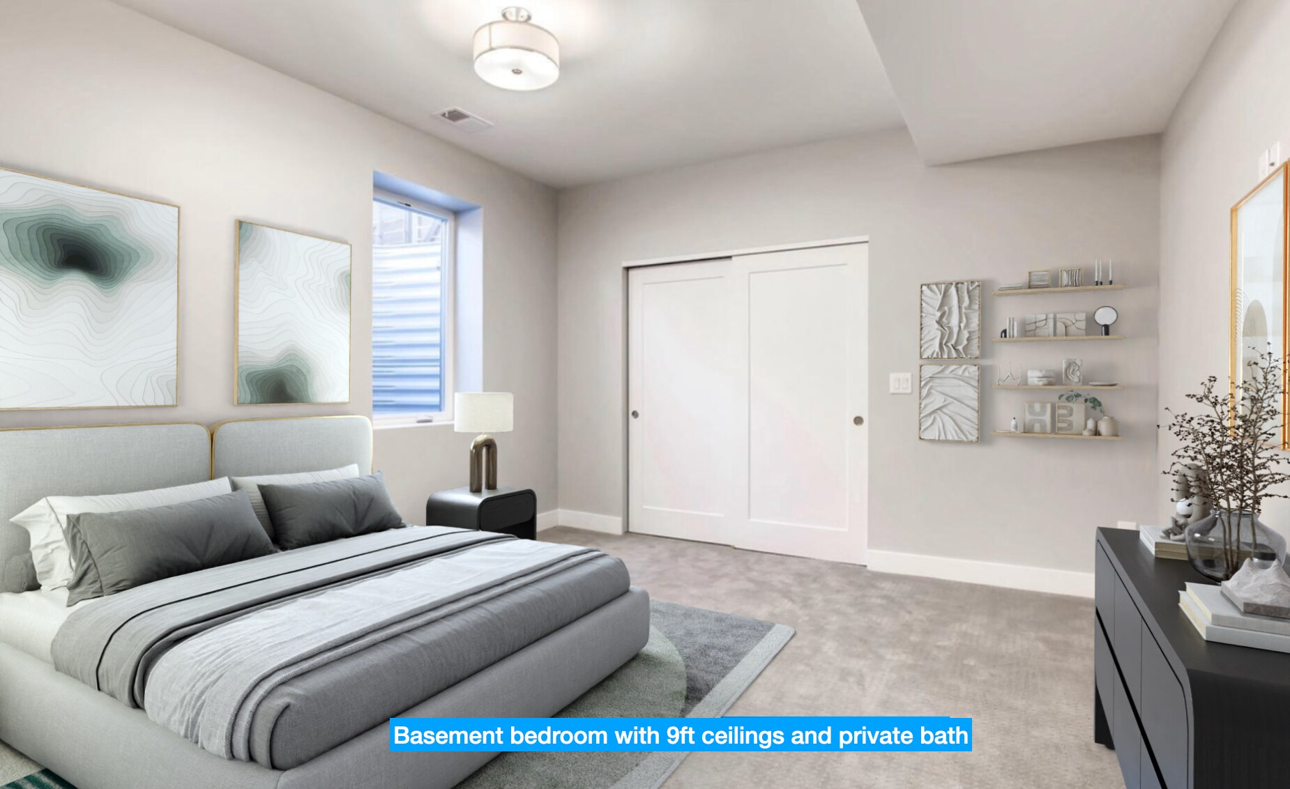 basement bedroom - 2765 S Sherman St
