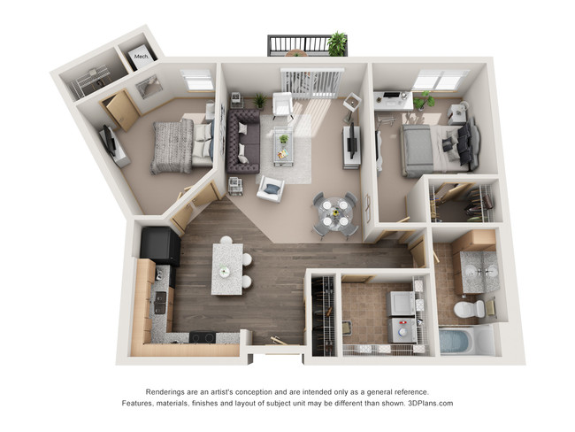 Floorplan - Sundance Apartments