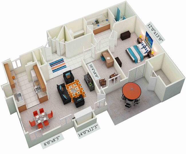 Floorplan - Galleria Townhomes