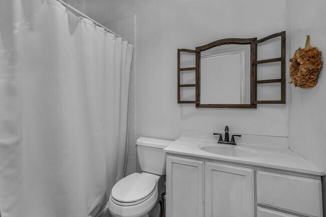 Bathroom in guest studio - 609 S Highland Ave