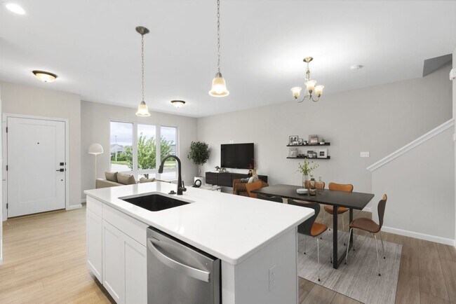 Spacious living room with large windows - 2829 Hackmann Rd