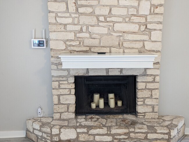 working fireplace - 1750 Timber Ridge Rd