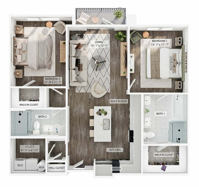 2BR/2BA - B3 - The Mercury