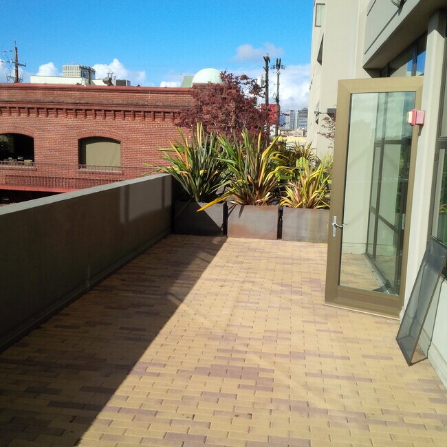 350 sq ft patio - 311 2nd St