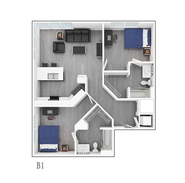 2 Bedroom B1 - Park Place Denton