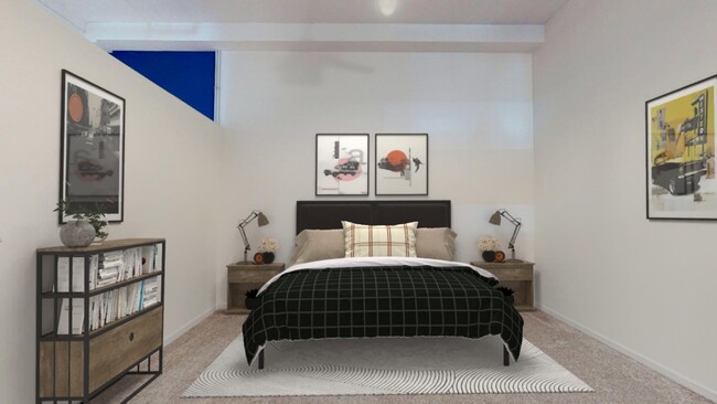Bedroom (staged) - 1501 Locust St