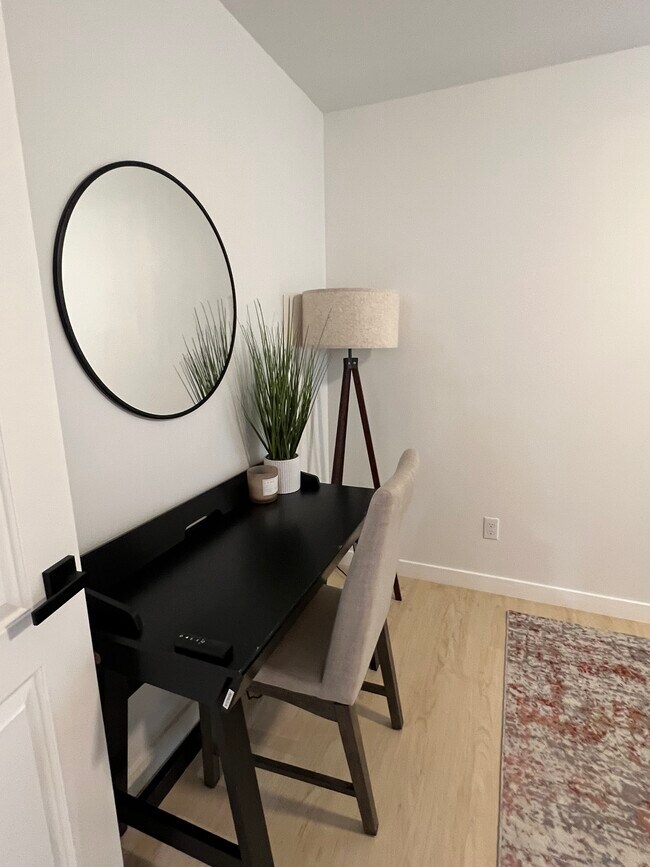 Desk in master bedroom. - 2016 N Ave