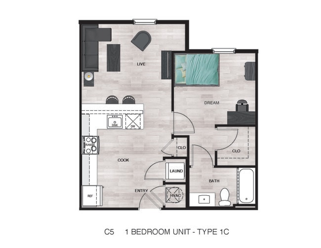 1BR/1BA - A2 - Junction 49