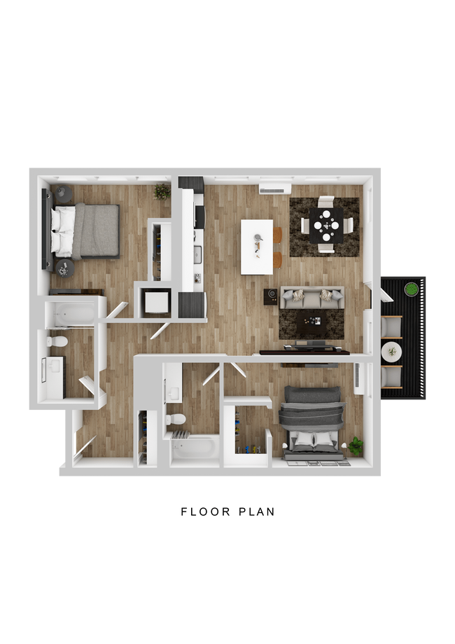 Floorplan - Hyas Point Apartments