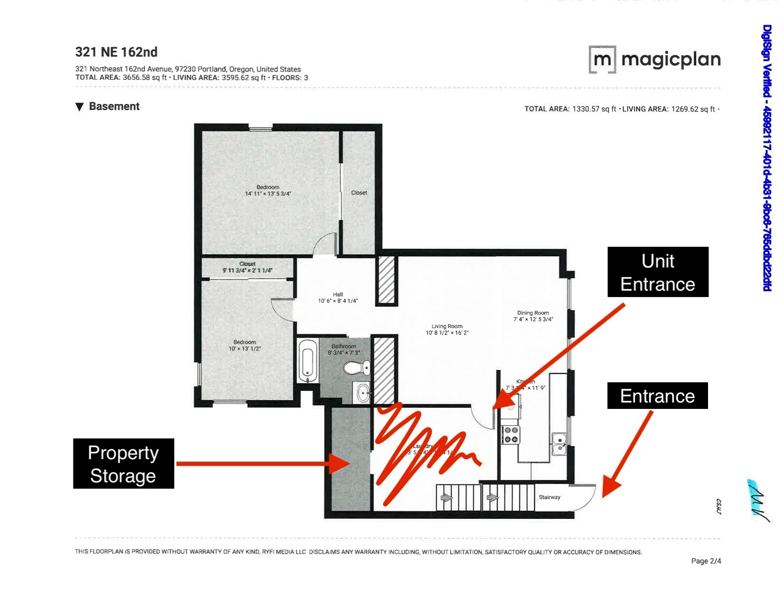 Map - 321 NE 162nd Ave