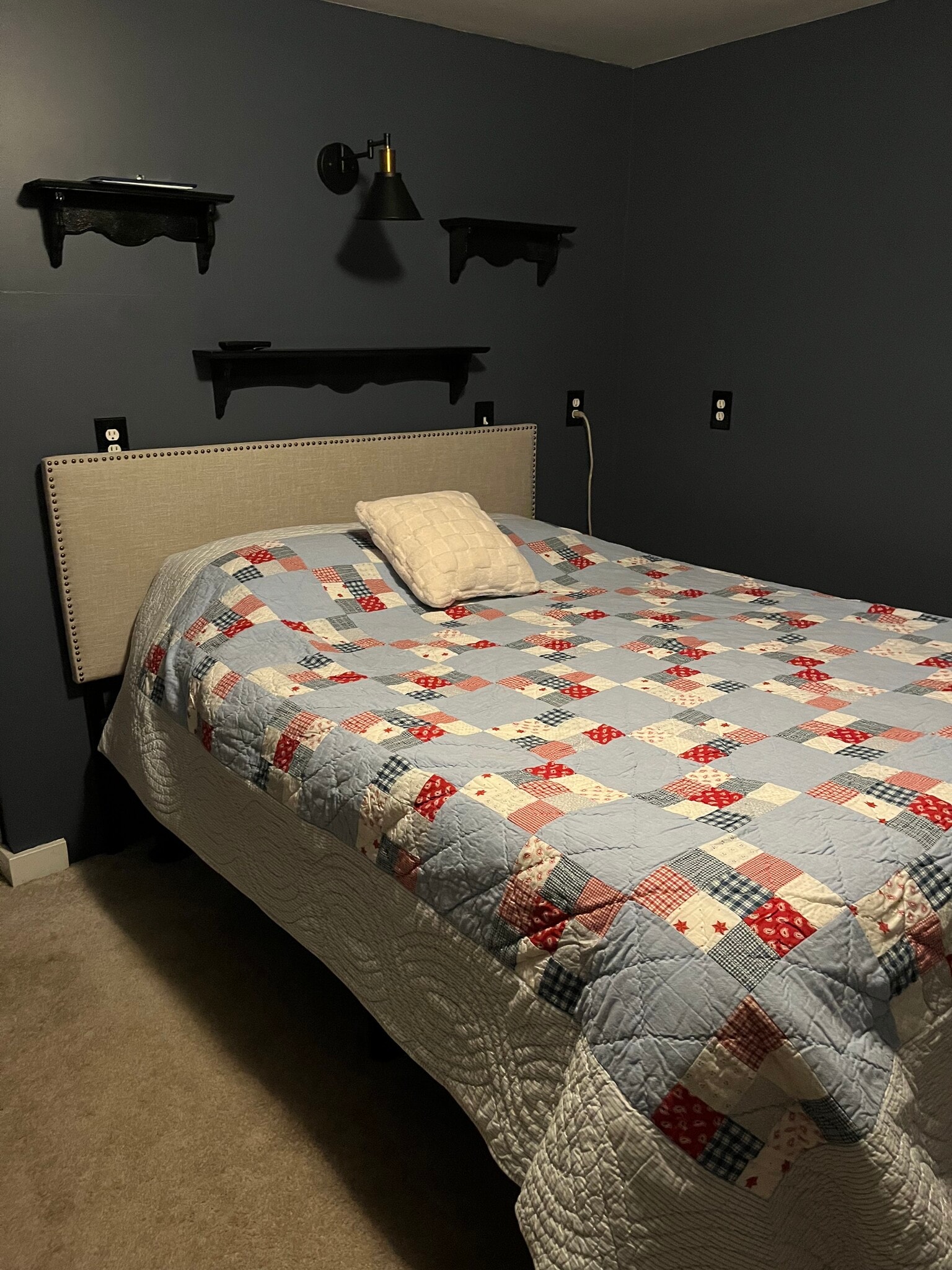 Adjust the mattress positions via remote control on this luxurious queen bed . - 11 Kellogg St
