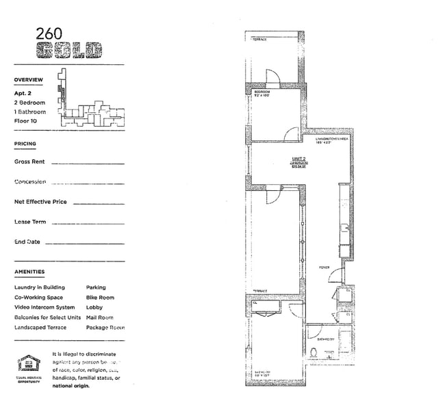 Floorplan - 260 Gold