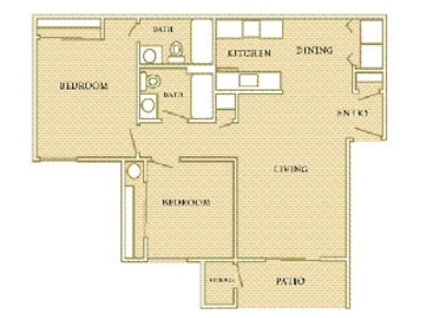 2BR/2BA - Coral Heights