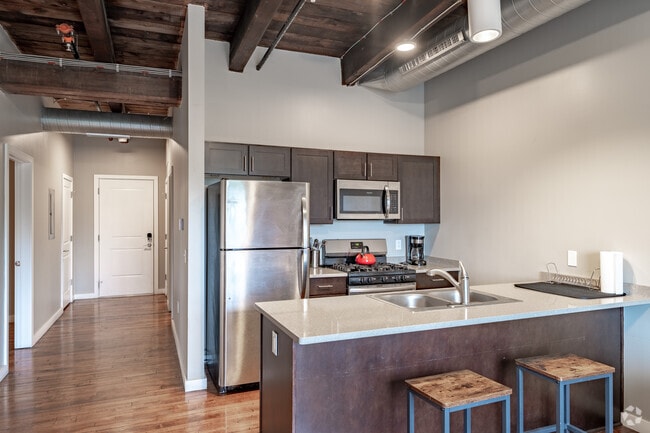 2BR, 1BA - 1200SF - Kitchen - The Dorian