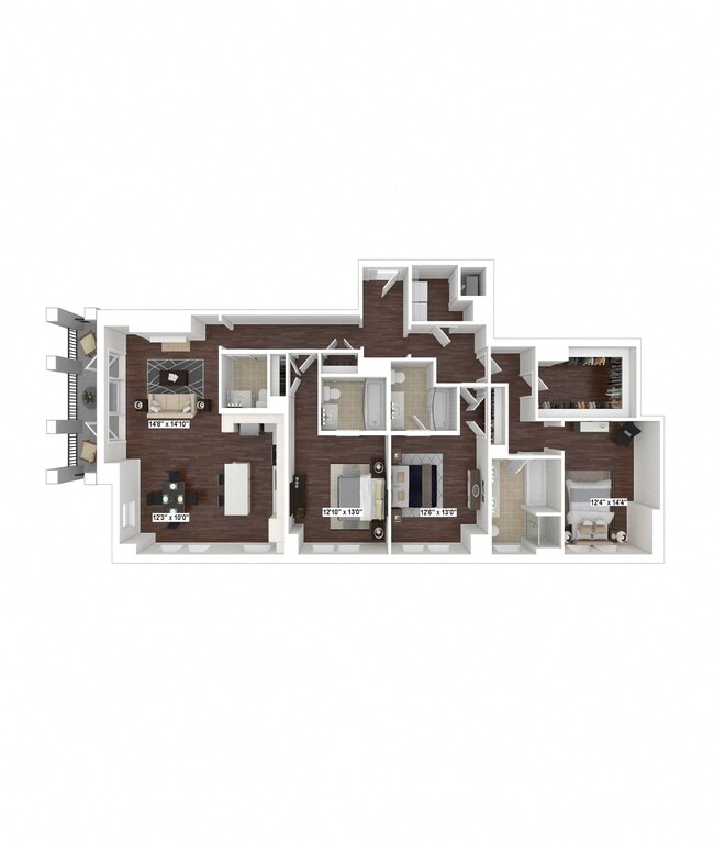 Floorplan - The Woodley