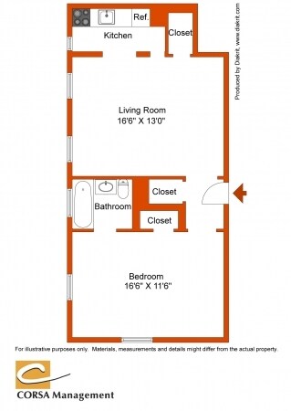 1BR/1BA - The Dalmar