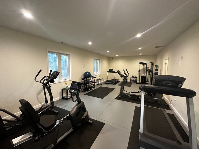 Stay active and healthy in our on-site fitness center, designed to accommodate a variety of workout routines and fitness goals.?