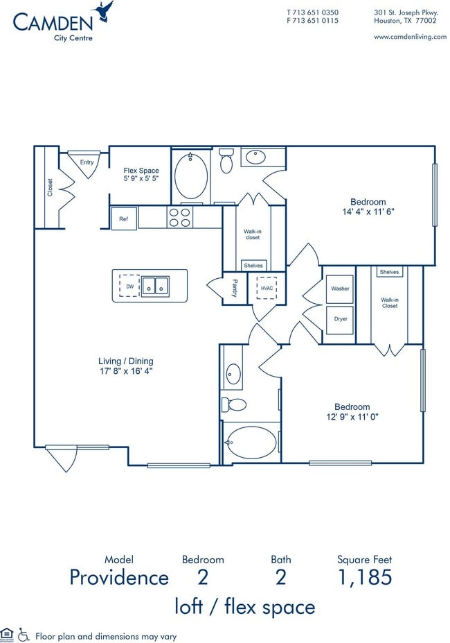 Floorplan - Camden City Centre