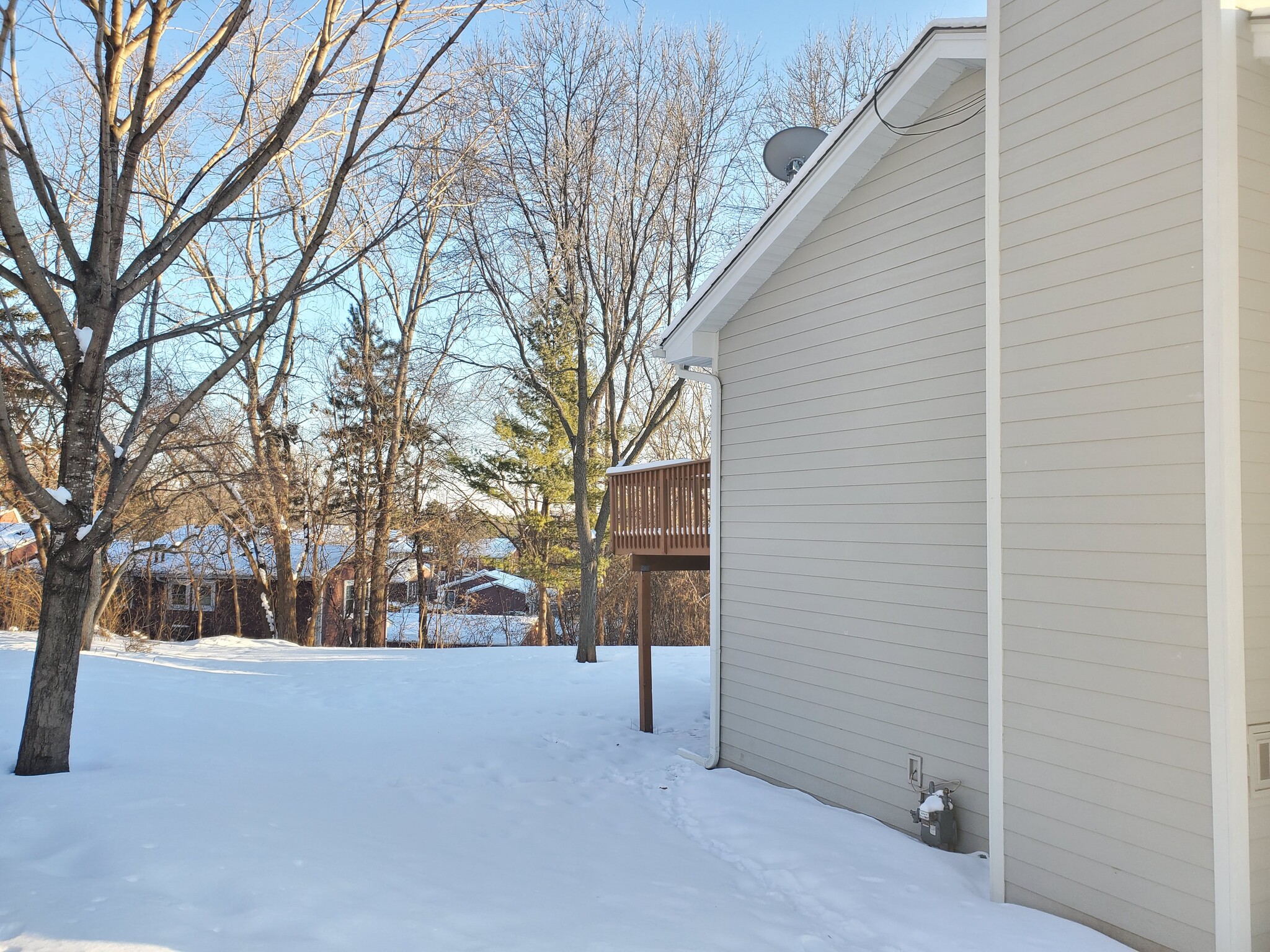 Great yard space in front and back. - 2525 Cedar Hills Drive