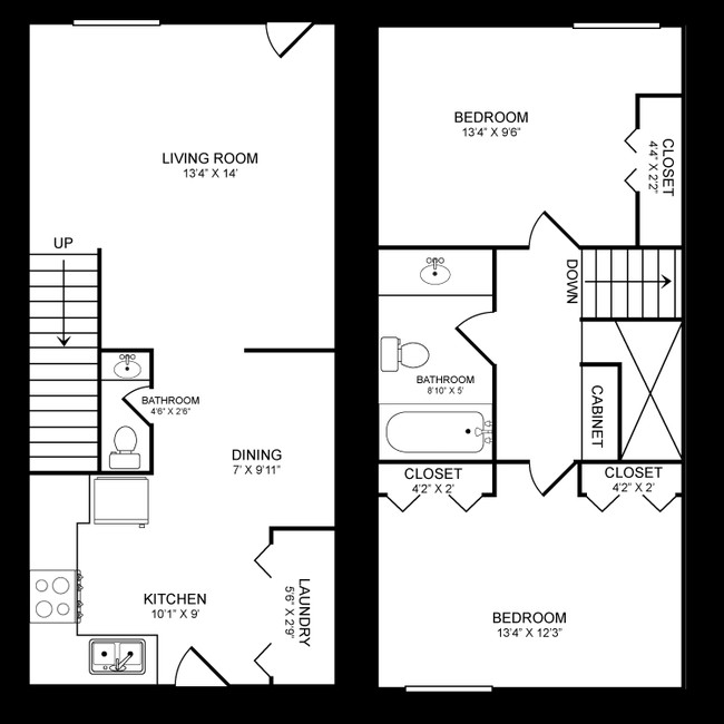 2BR/1.5BA - Indigo Lofts