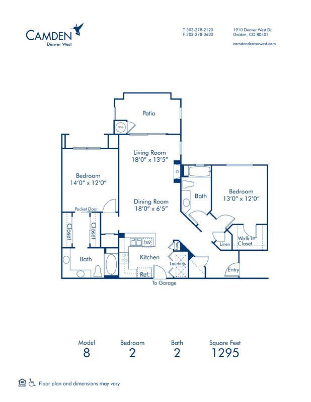 Floorplan - Camden Denver West