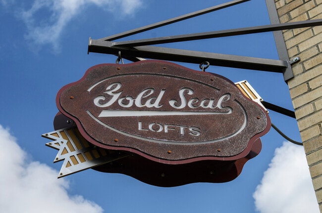 Gold Seal Lofts New Orleans Sign - Gold Seal Lofts