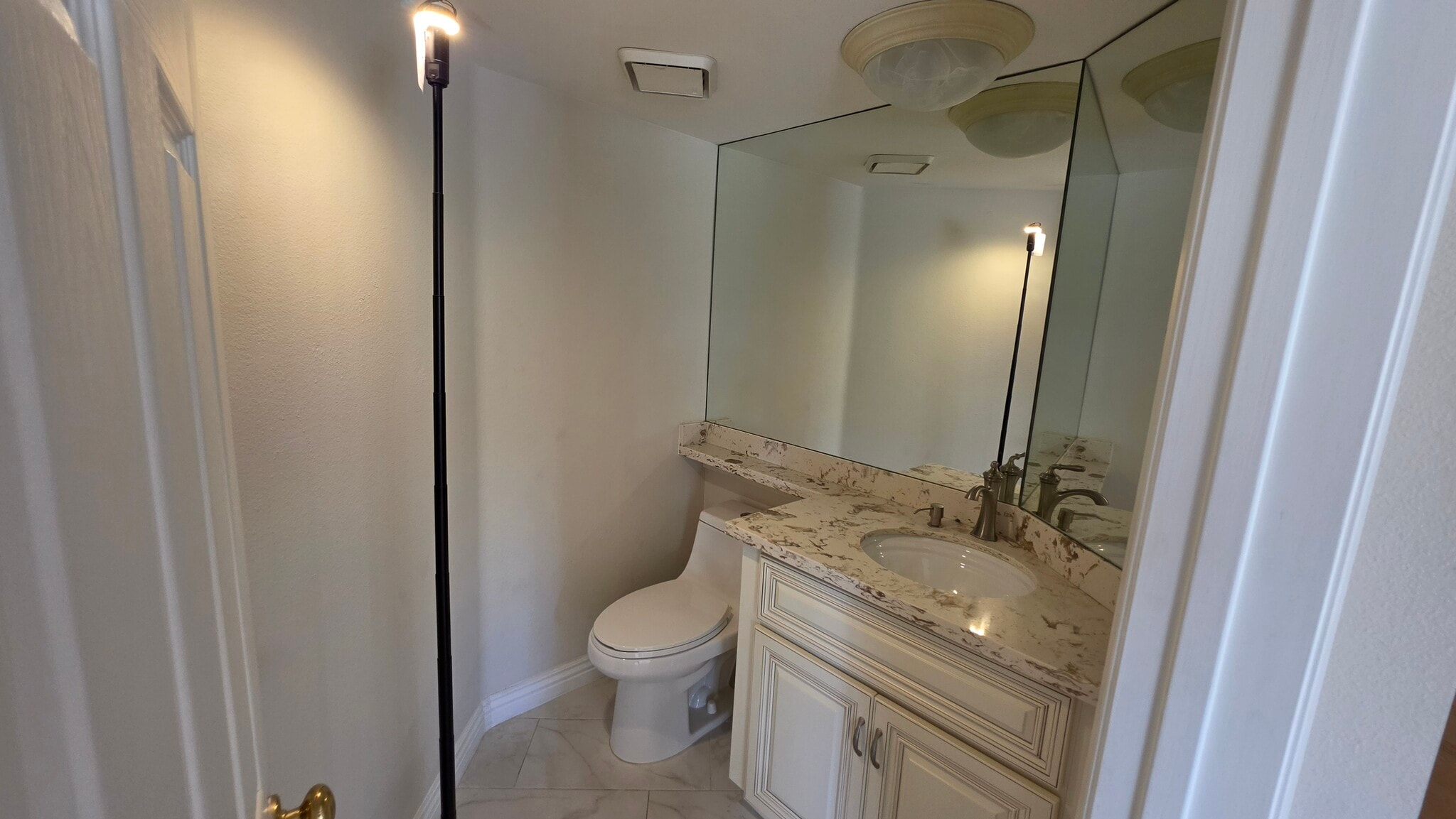 1/2 bath off kitchen area - 644 Warwick Ave