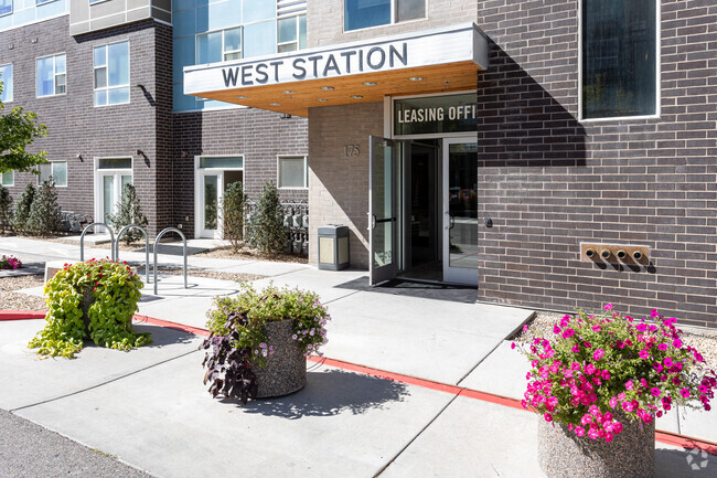 West Station entrance - West Station Apartments