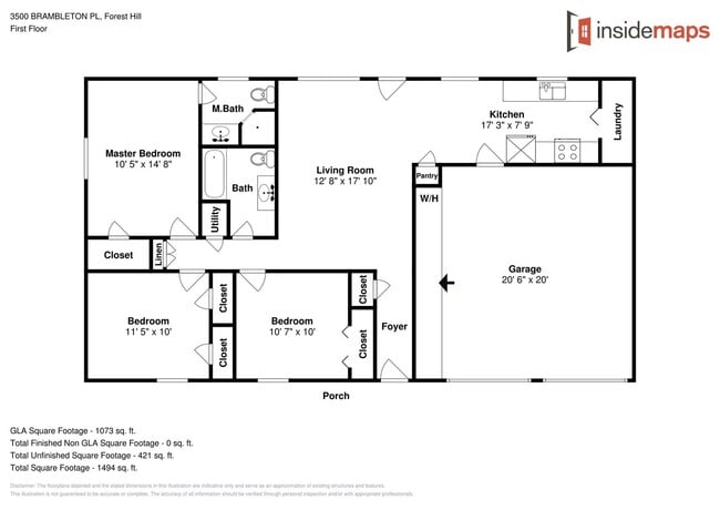Building Photo - Newly Renovated Single Family Home | 3 BR/1.5BA | 1-Car Covered Parking | Gated backyard