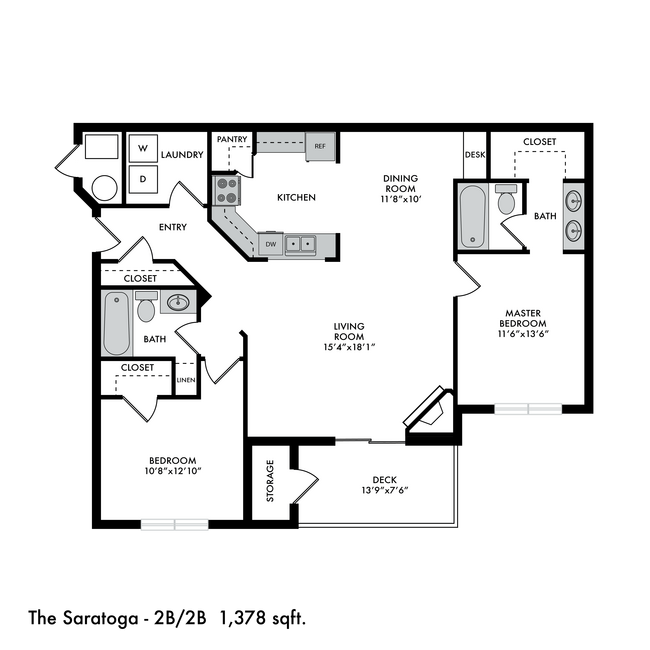 Floorplan - The Crossings at Chapel Hill