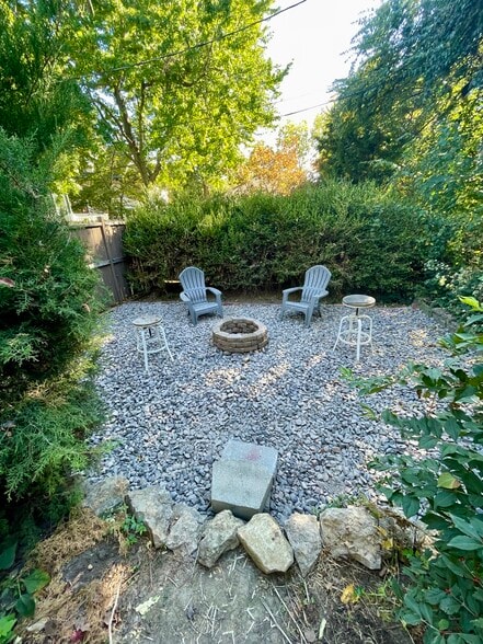 fire pit in backyard - 3904 Charlotte St