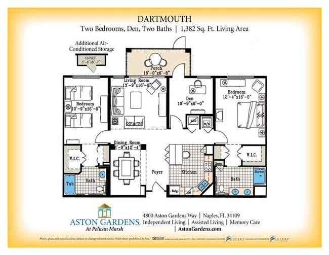 Floorplan - Aston Gardens At Pelican Marsh Senior Living