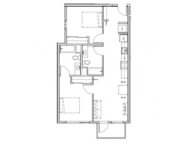 2 Bed 2 Bath 891 - Homeroom Apartments