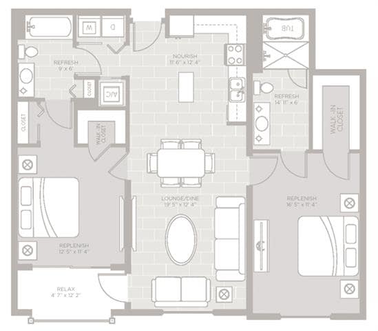 Floorplan - Berkshire Lauderdale By The Sea