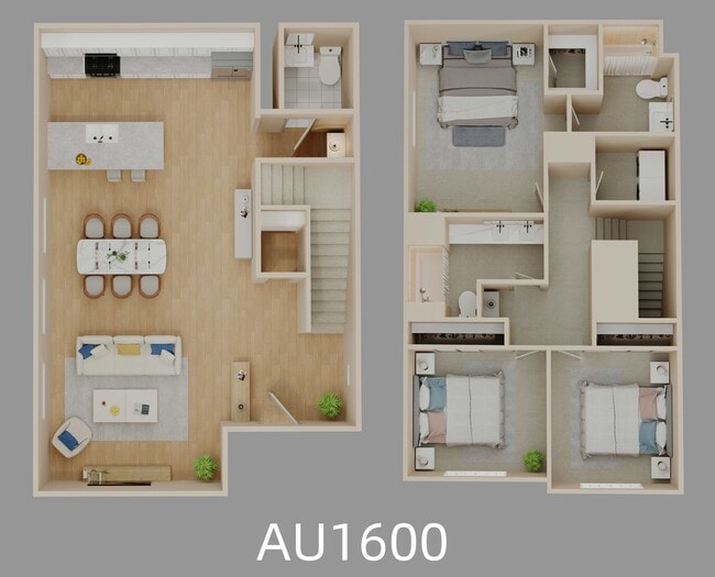 Floorplan - Audra Townhomes