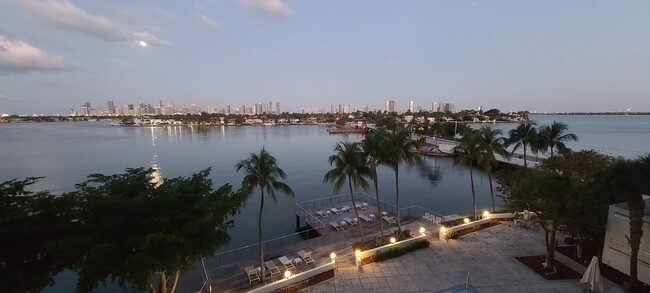 View of downtown Miami and islands from 5th floor balcony. - 3 Island Ave