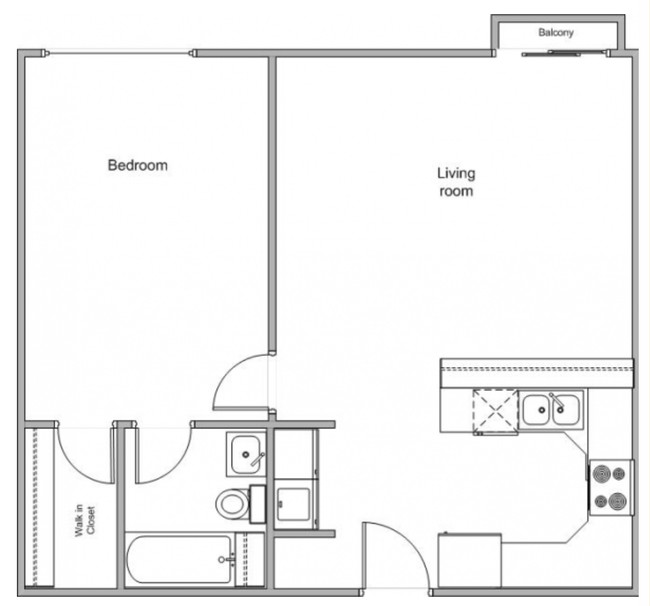 1BR/1BA - Walnut Hill Square Apartments