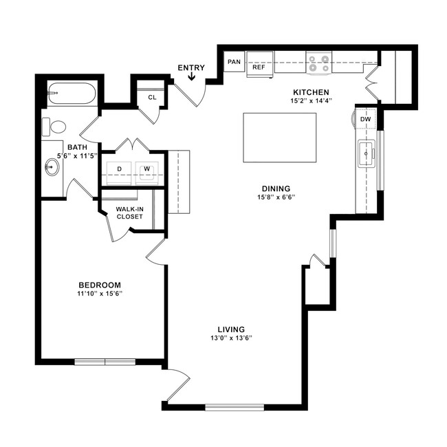 Floorplan - Cornerstone Apartments