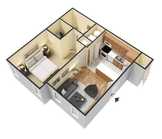 Floorplan - Birch Landing Apartments