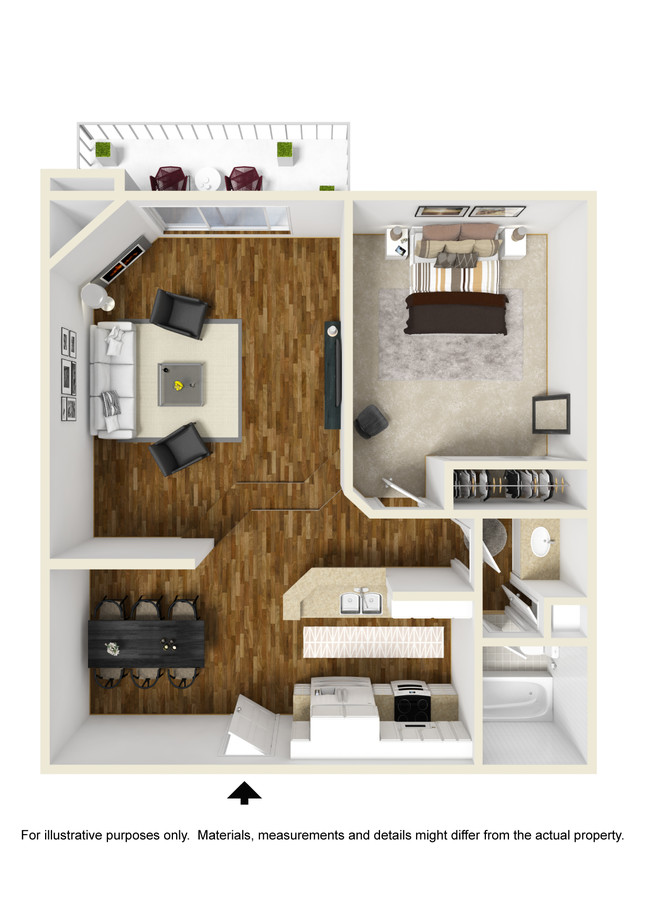 Floorplan - Palm Royale Apartments