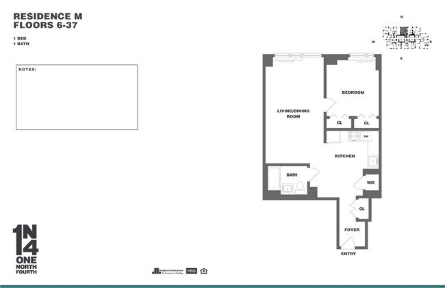 Floorplan - 1 N 4th