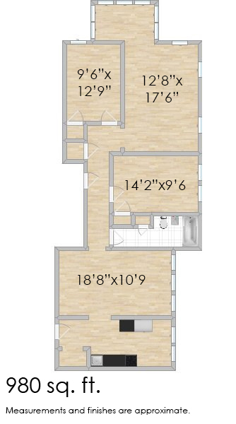 Floorplan - 24-32 Washington Blvd.