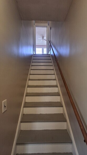 rear stairway to second floor - 607 Guilford Ave